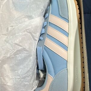 Adidas RUN 70s Blue and Tan Shoes